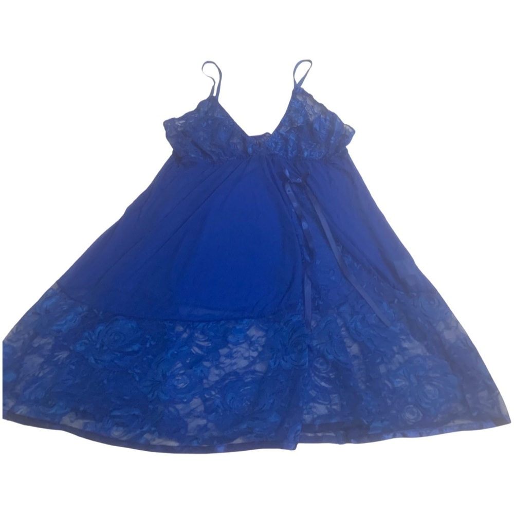 Plus Size Royal Blue Teddy